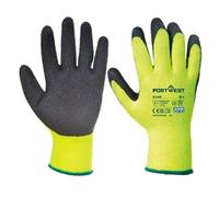 Portwest Thermal Grip Glove Latex 2XL Blk (Pack of 12)