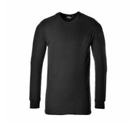 Portwest Thermal Long Sleeve T Shirt Black M