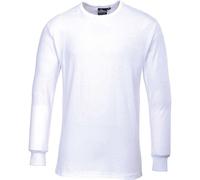 Portwest Thermal Long Sleeve T Shirt White 2XL