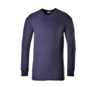 Portwest Thermal T-Shirt Long Sleeve Navy Size: XL Colour: Navy, Size: XL