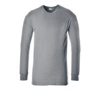 Portwest Long Sleeve Thermal T-Shirt Baselayer Crew Neck Comfort Winter Top B123