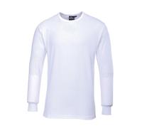 Portwest Thermal T-Shirt Long Sleeve White Size: M Colour: White, Size M