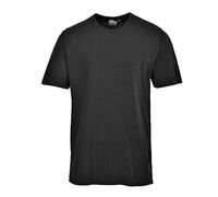 Portwest Thermal T-Shirt Short Sleeve, Size: M, Colour: Black, B120BKRM