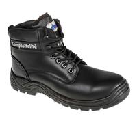 Portwest FC12BKR44 Compositelite Fur Lined Thor Boot, S3 CI, Regular, Size: 44, Black