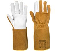 Portwest TIG Welding Gauntlets Brown XL Pack of 1
