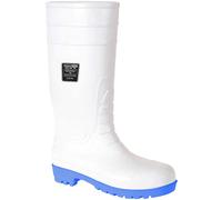 Portwest Total S5 Safety Wellington Boots White Size 12