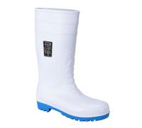 Portwest Total S5 Safety Wellington Boots White Size 3