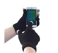 Portwest Touchscreen Knit Glove, Color: Black, Size: S/M, GL16BKRS/M