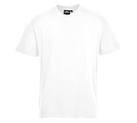 Portwest Turin Premium T-Shirt White Size: S Colour: White, Size: S S