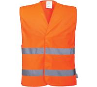 Portwest Two Band Class 2 Hi Vis Waistcoat Orange 2XL / 3XL