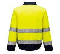 Portwest TX70 Madrid Hi-Vis Contrast Bomber Jacket | EN ISO 20471 Class 3, Certified after 50 washes, Texpel stain resistant finish, Five pockets