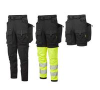 Portwest Ultimate Modular 3-in-1 Trousers Black/Yellow Youth Fit 42