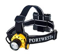 Portwest Ultra Power Head Light, Size: One Size, Colour: Yellow/Black, PA64YBR