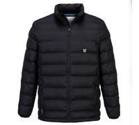Portwest Ultrasonic Heated Tunnel Jacket, Color: Black, Size: L, S547BKRL