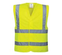 Portwest Unisex Adult Hi-Vis Vest Yellow (Xxl-3Xl)