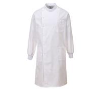 (4XL, White) Portwest Unisex Adult Howie Texpel Finish Lab Coat