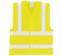 Portwest Unisex Hi-Vis Two Band & Brace Vest (C470) / Workwear / Safetywear