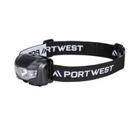 Portwest Unisex USB Rechargeable Head Torch Black