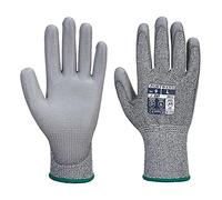 Portwest Vending MR Cut PU Palm Glove, Size: S, Colour: Grey, VA622G7RS