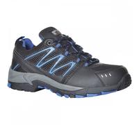 Portwest Compositelite Vistula Safety Trainers Black / Blue Size 12