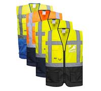 Portwest Warsaw Hi-Vis Contrast Executive Vest Reflective C476