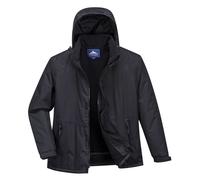 Portwest Waterproof Hooded work wear Jacket Limax Fleece Insulated Lined Coat