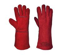 Portwest Welders Gauntlets Red XL Pack of 1