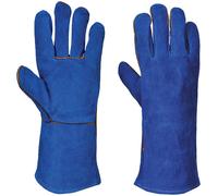 Portwest Welders Gauntlets Blue XL Pack of 1