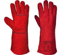 Portwest Welders Gauntlets Red 3XL Pack of 1