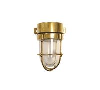 Portwest Westport Coastal Lagoon Outdoor Wall Light Brass