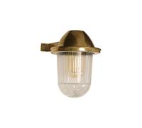 Portwest Westport Coastal Wave Outdoor Wall Light Brass
