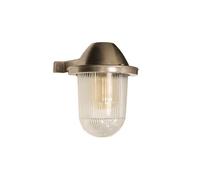 Portwest Westport Coastal Wave Outdoor Wall Light Matt Nickel