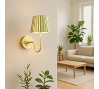 Portwest Westport Jules Usb Rechargeable Led Wall Light Brass