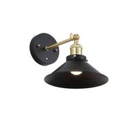 Portwest Westport Lucas Usb Rechargeable Led Wall Light Black / Gold
