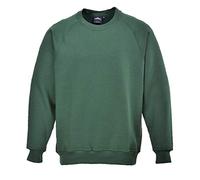 Portwest | White, UPF 50+, Classic Fit, 65% Polyester, 35% Cotton, Fully Elasticated Waistband, Twin-Stitched Seams, Crew Neck, Workwear