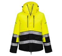 Portwest Winter Jacket EV4 Hi-Vis Waterproof Fabric Warm Comfort EV467