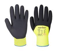 Portwest A146 Twin Lined Flexible Arctic Winter Glove Yellow, XX-Large