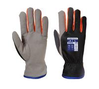 Portwest Wintershield Fleece Lined Gloves Black / Orange XL