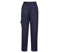 Portwest Womens Combat Cargo Trousers Elasticated Waist Multi Pockets Work Pants