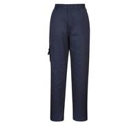 Portwest Womens Combat Cargo Trousers Elasticated Waist Multi Pockets Work Pants