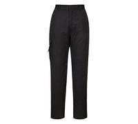 Portwest Womens Combat Cargo Trousers Elasticated Waist Multi Pockets Work Pants