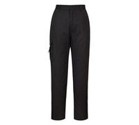 Portwest Womens Combat Trousers M Blk Tall