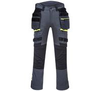 Portwest Women's DX4 Detachable Holster Pocket Work Trousers in Mid Grey | Size: 36R Portwest Mid Grey 36R