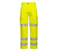 Portwest Women's Hi-Vis Trouser, Size: L, Colour: Yellow, LW71YERL