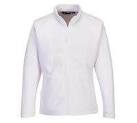 Portwest Womens Ladies Bowls Bowling Aran White Full Zip Fleece Jacket F282