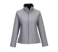 Portwest Womens Print and Promo Softshell 2L XS Gry Marl