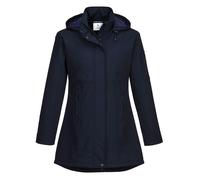 Portwest Women's Softshell Jacket Waterproof Windproof Long Fleece Hooded Coat