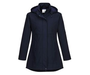 Portwest Women's Softshell Jacket Waterproof Windproof Long Fleece Hooded Coat