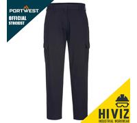 Portwest S233 Women's Stretch Cargo Trousers 2 Thigh Pockets Pull-On Design