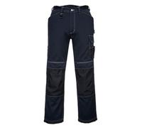 Portwest PW3 Work Trouser, Size: 33, Colour: Navy/Black, T601NBR33